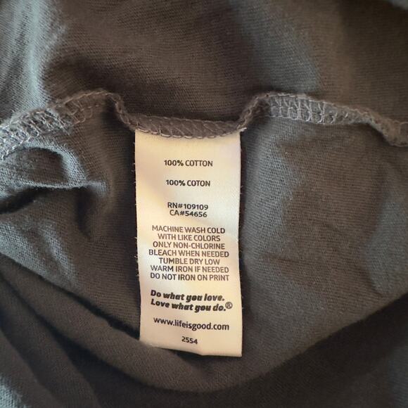 NWT Life Is Good Women’s Crusher Lite V-Neck Tee Wildflower Jar Size XXXL Black - Picture 6 of 9